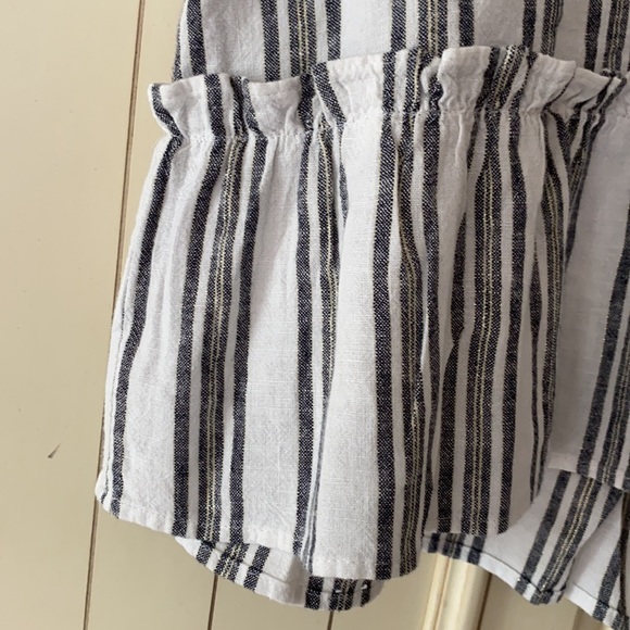 NWT Striped Loft Petite Peplum Tank - Picture 3 of 6